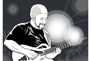 Pino Daniele by Edoardo De Santis